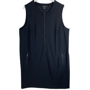 MICHEL STUDIO plus size  Black Sleeveless  Dress with Zipper Details size 2X